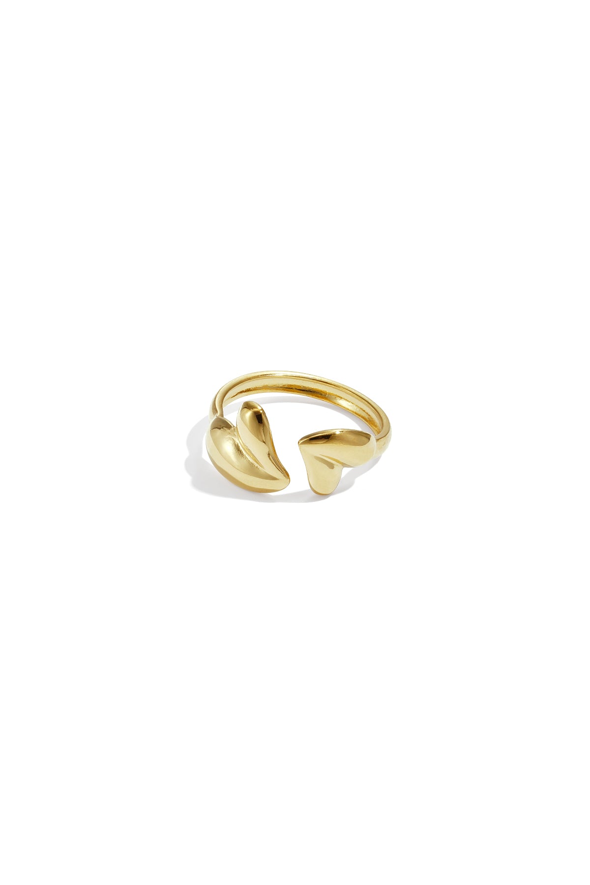 Minimalistische ringen van roestvrij staal in hartvorm, casual en eenvoudig voor dagelijks gebruik, dames sieraden.