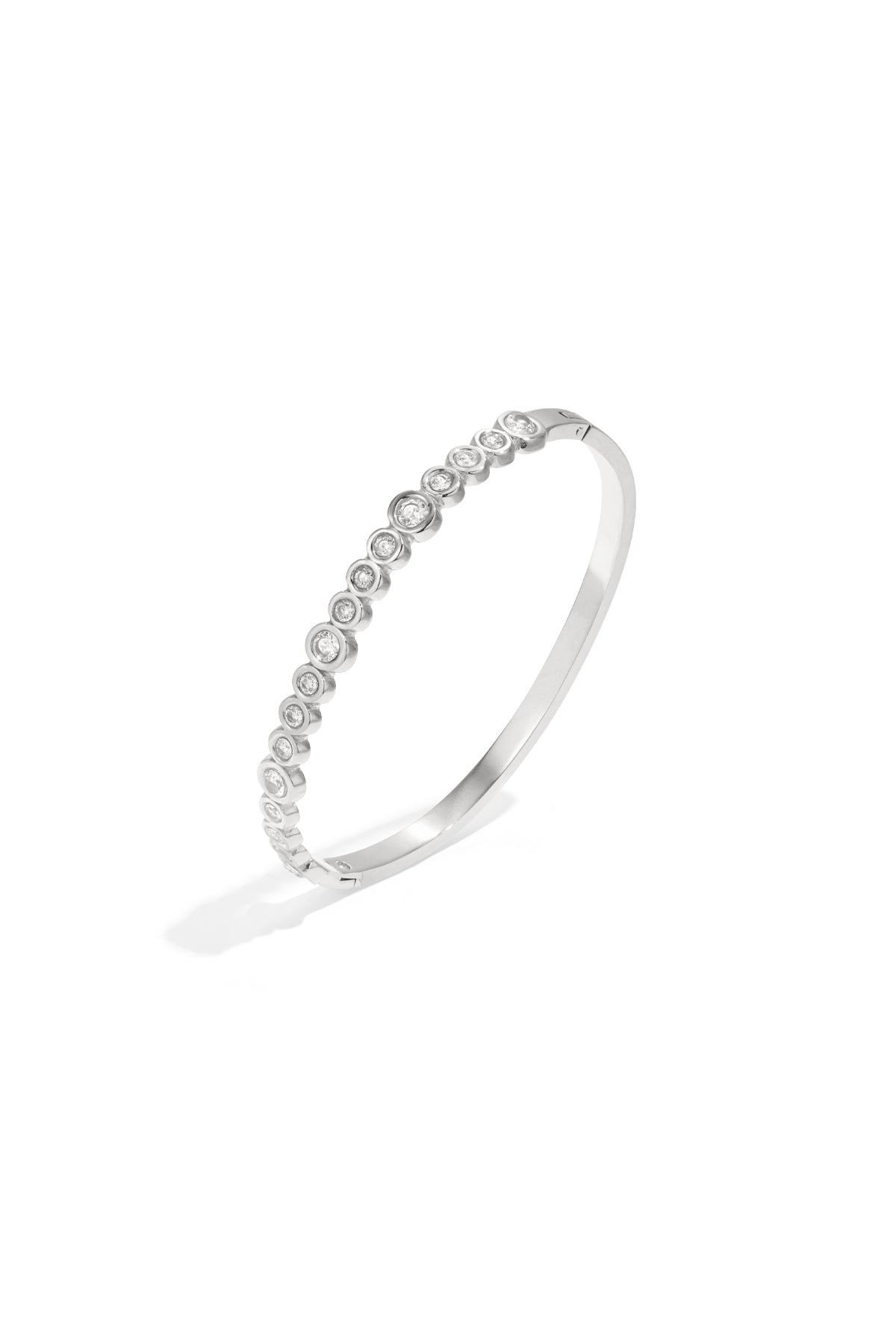 Armbanden van roestvrij staal met stippen, casual, dagelijks, eenvoudig, serie, damessieraden