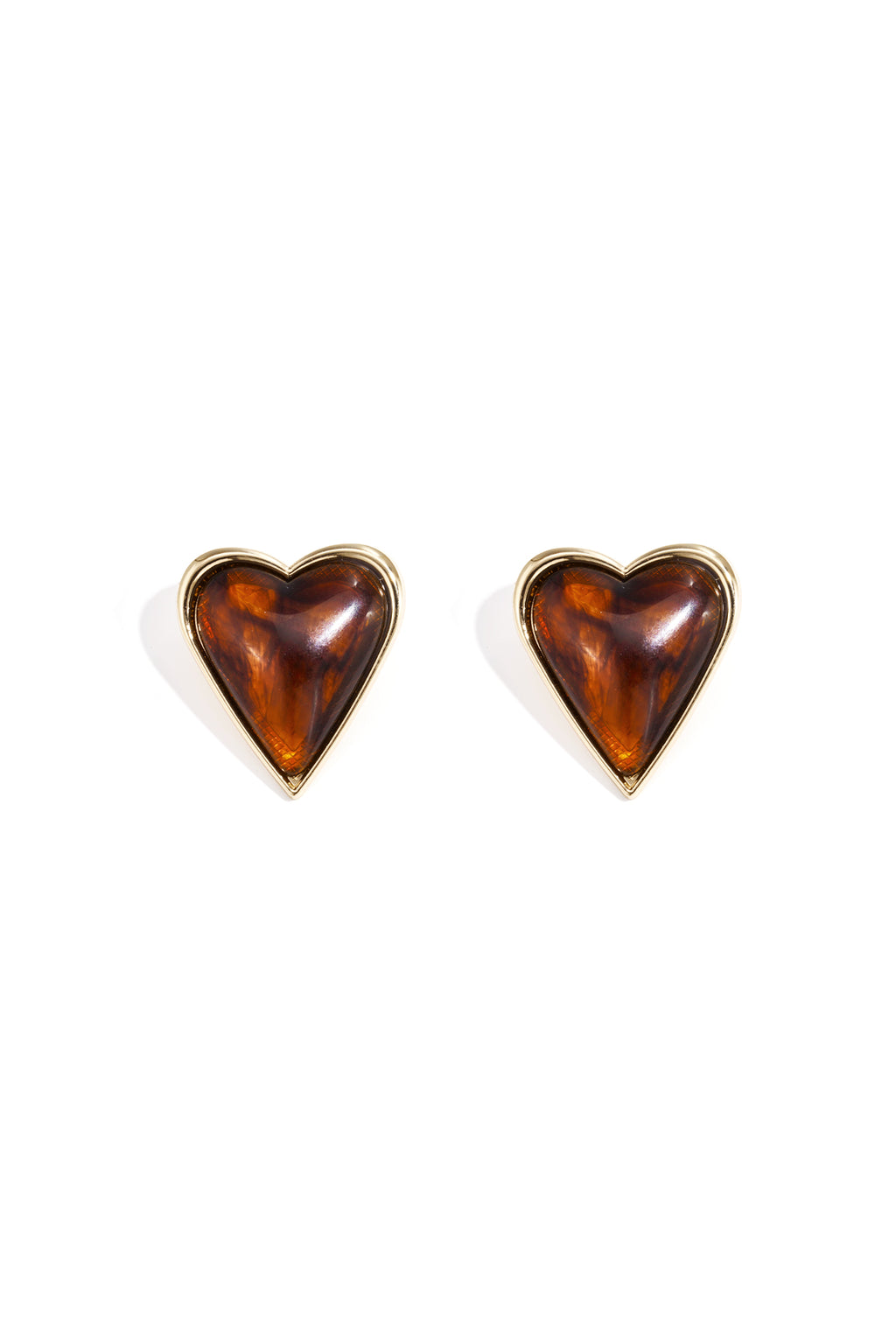 Oorbellen met hartvormige stift van legering, retro, alledaags en eenvoudig, dames sieraden