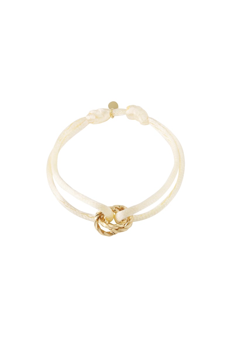 Armband met zonnige dagknoop