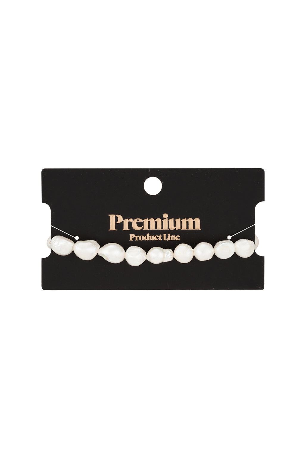 Armband parel hart sluiting Goud kleur Stainless Steel