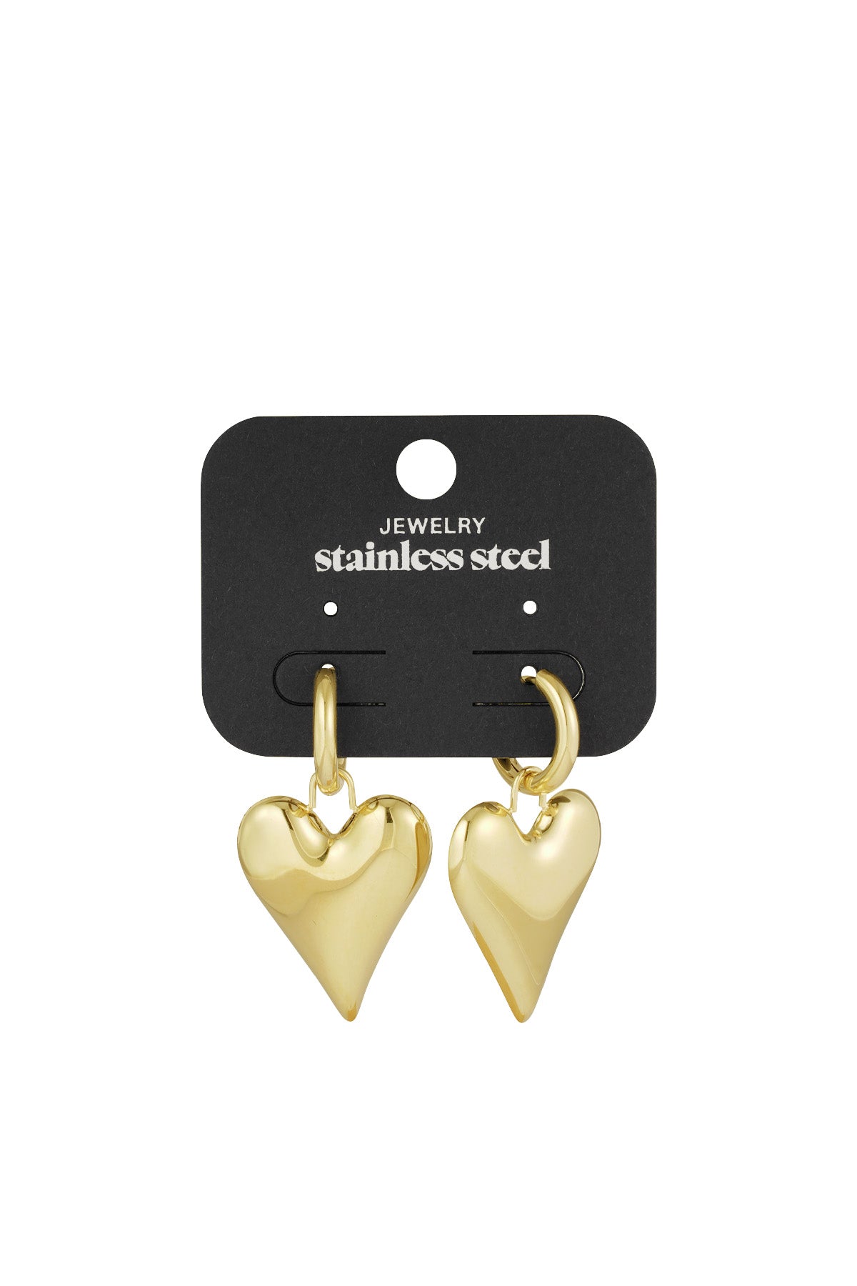 big heart hanger oorbellen