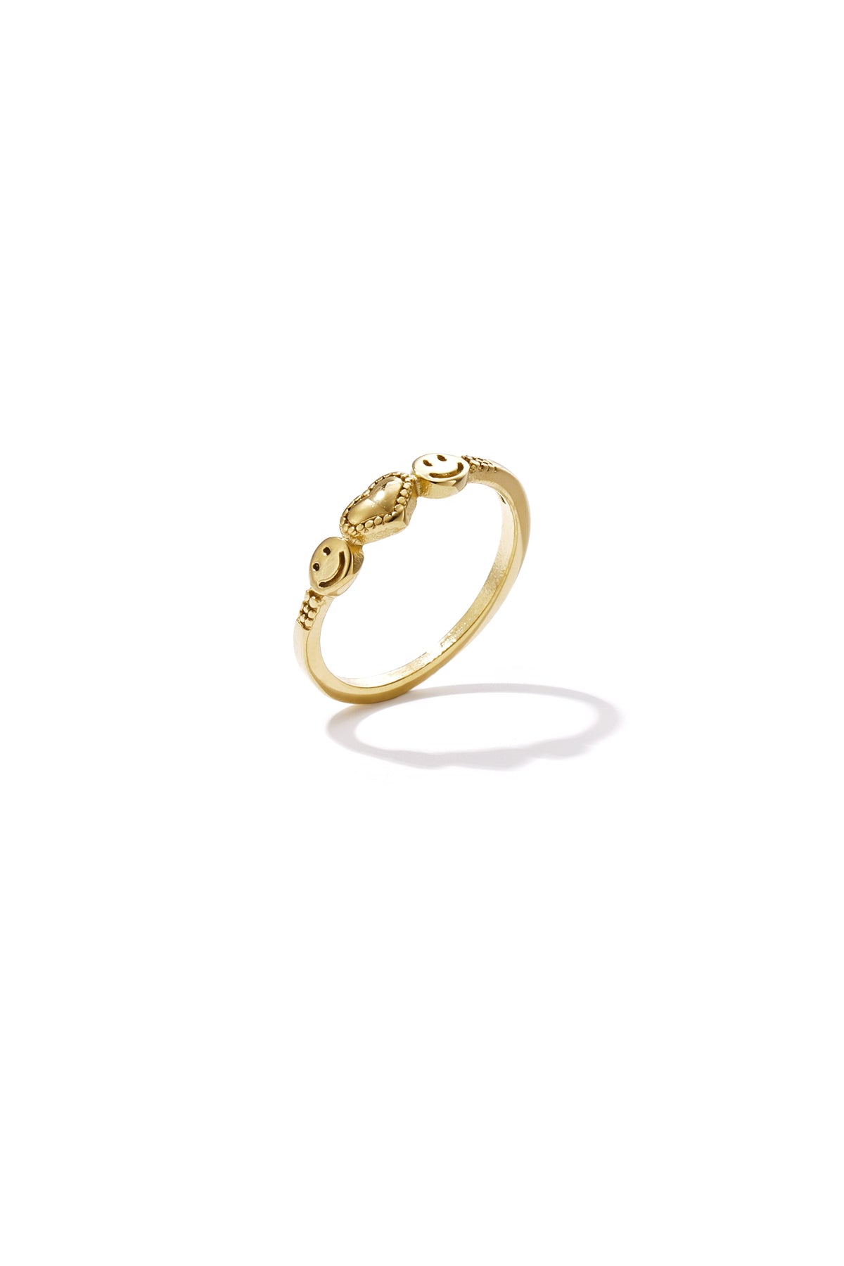 Ring met smileys en hart