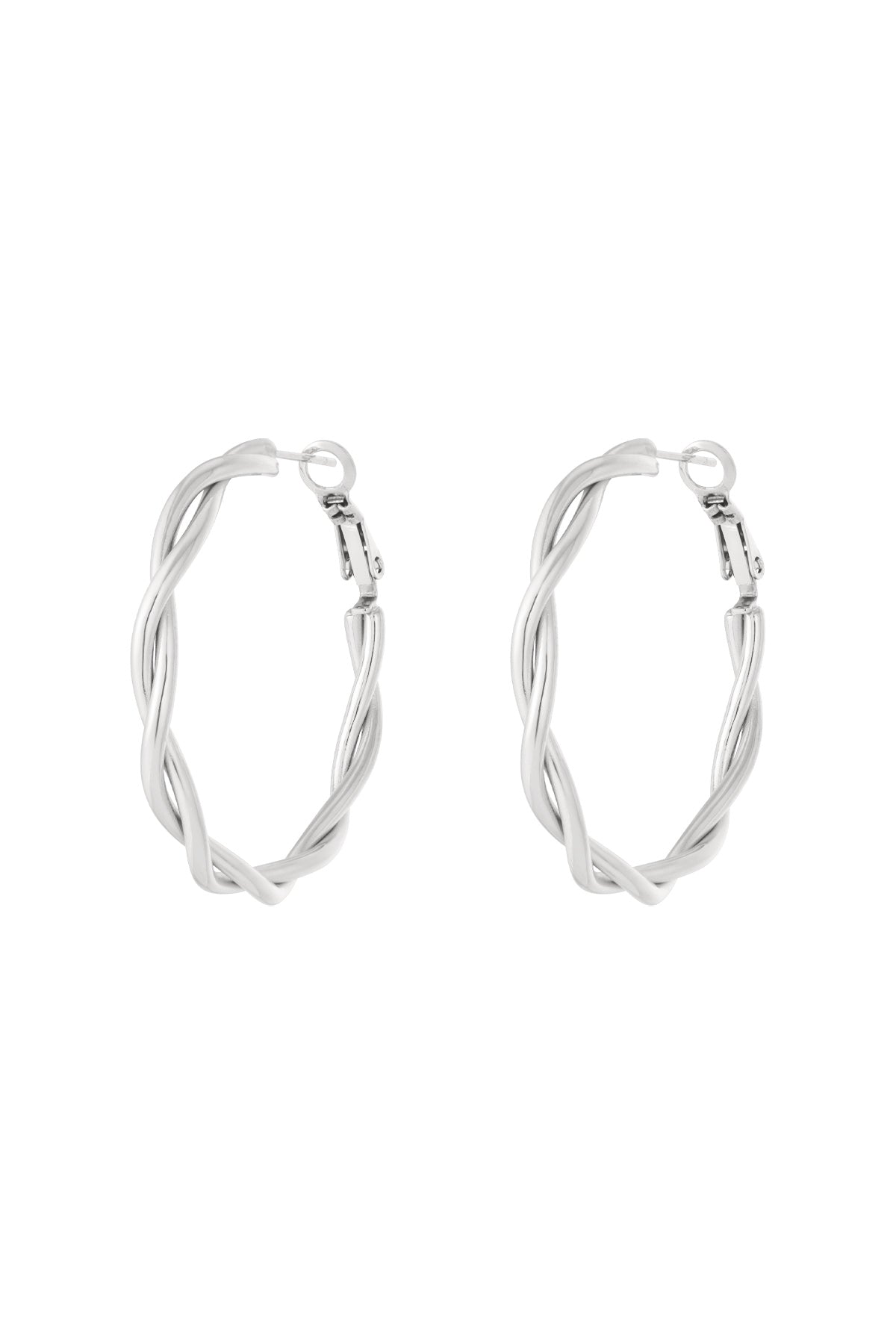 Oorbellen van roestvrij staal, geometrisch, casual, dagelijks, eenvoudig, serie, damessieraden