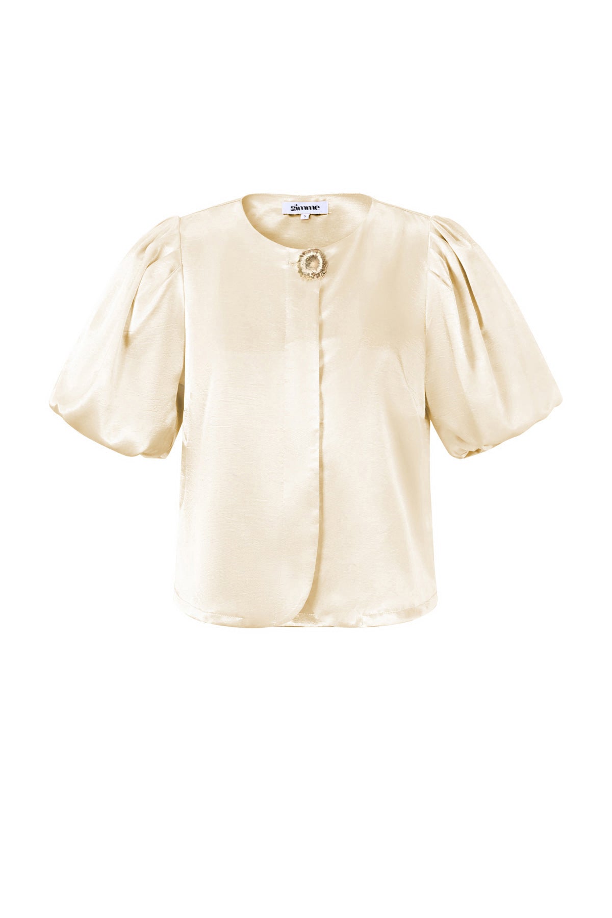 Statement top met pofmouwen