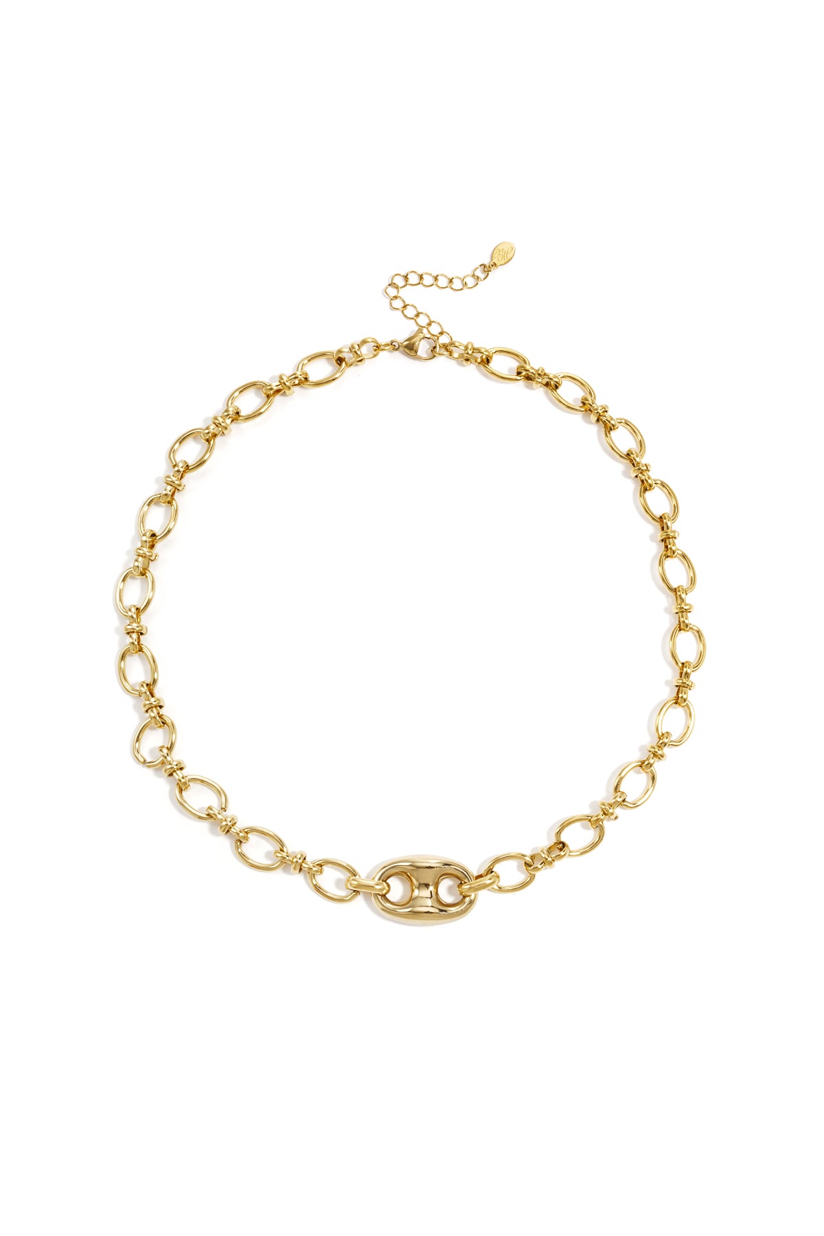 Ketting met knop detail