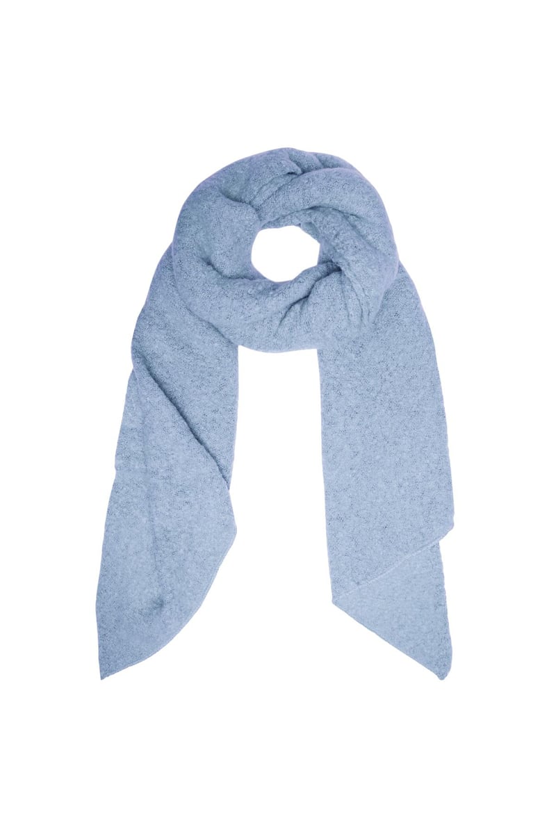 Zachte wintersjaal koraal Polyester