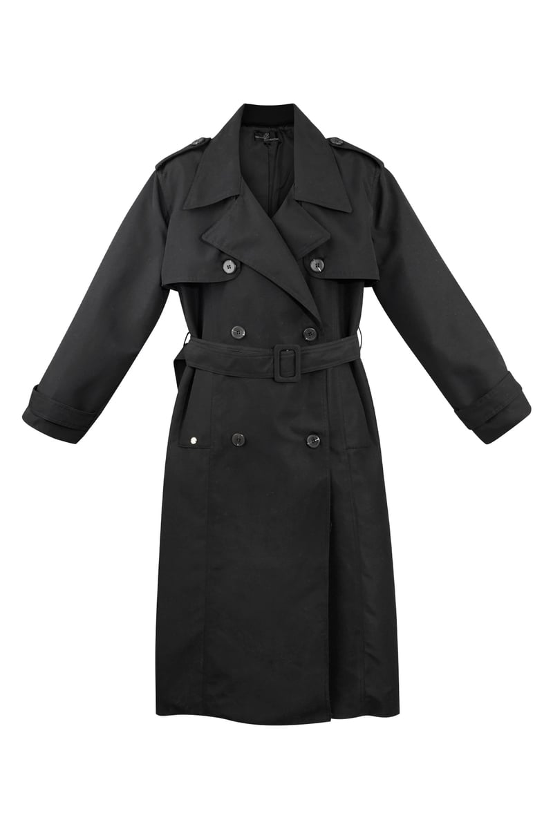 Lange basic trenchcoat - beige S