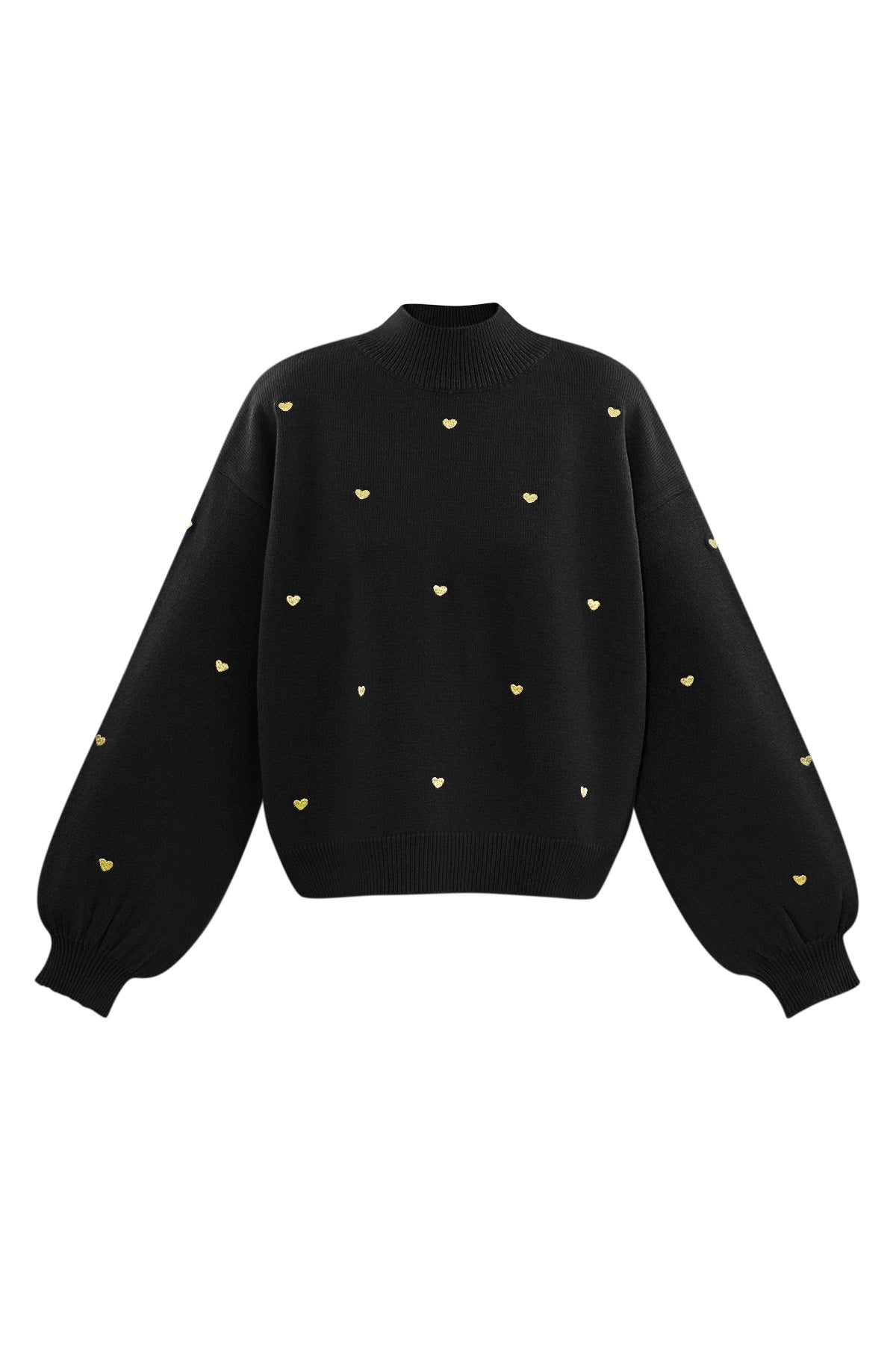 Acryl Gebreide Trui Casual Hart Patroon Herfst/Winter