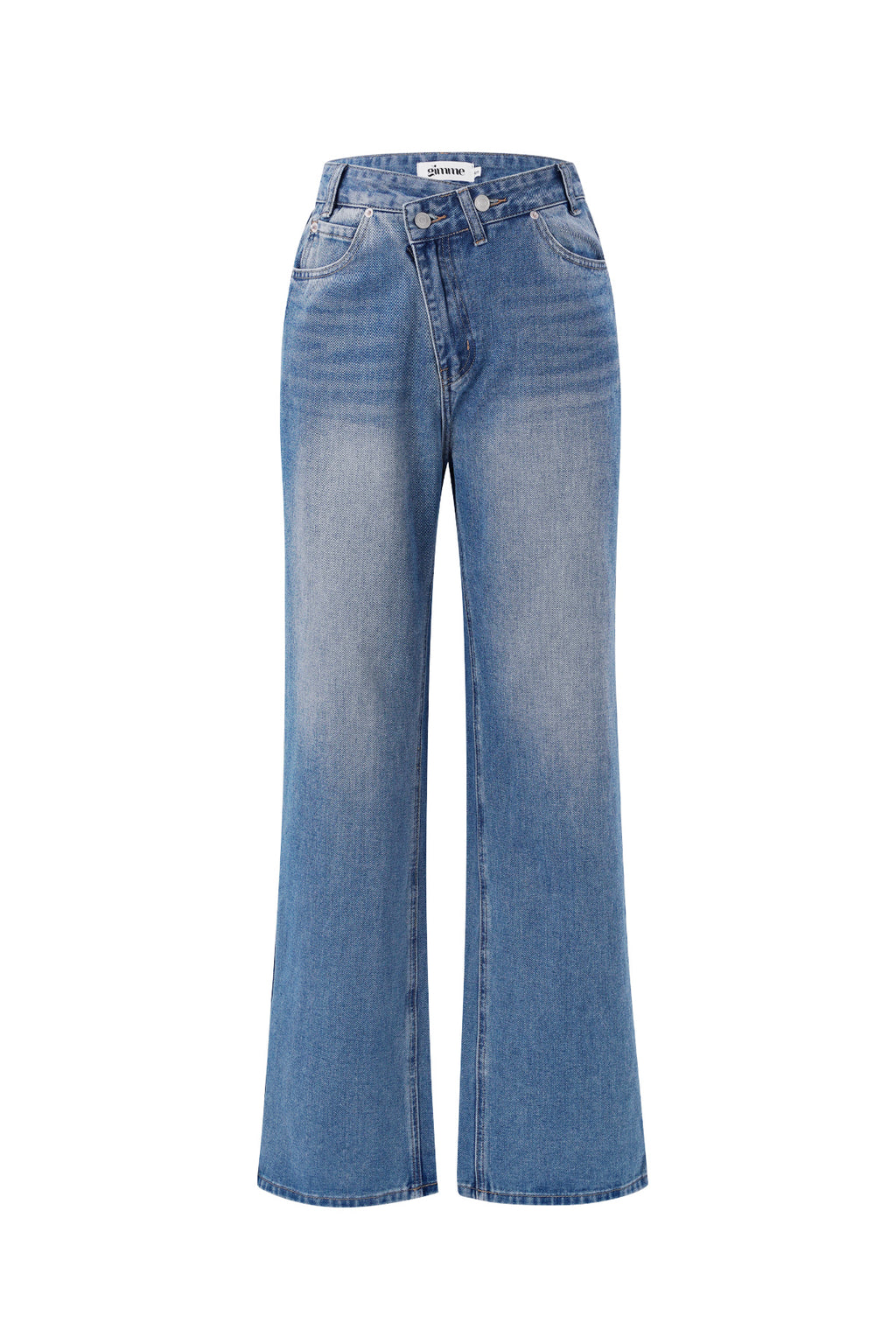 Denim jeans zip up