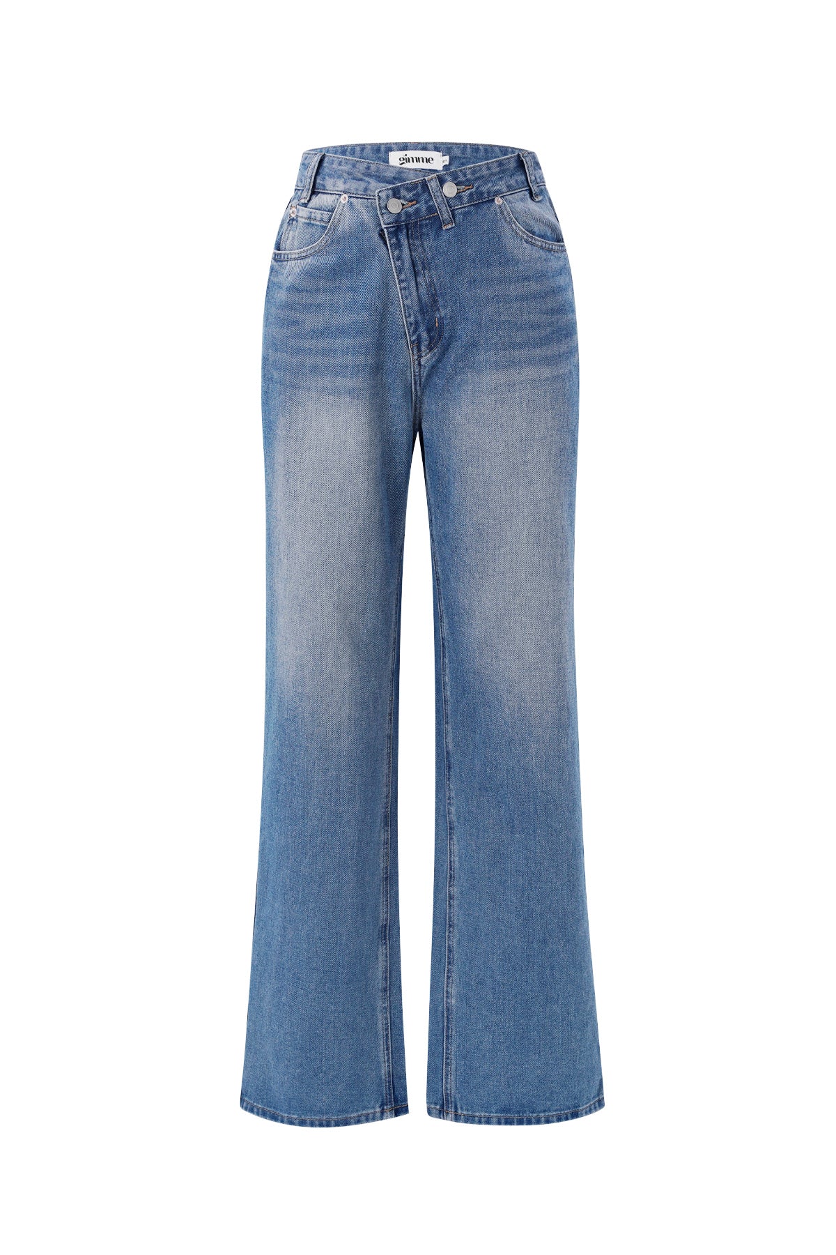 Denim jeans zip up