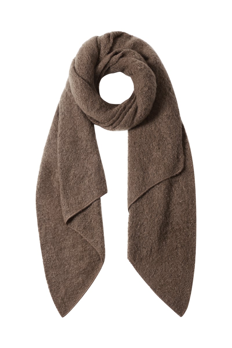 Zachte wintersjaal koraal Polyester