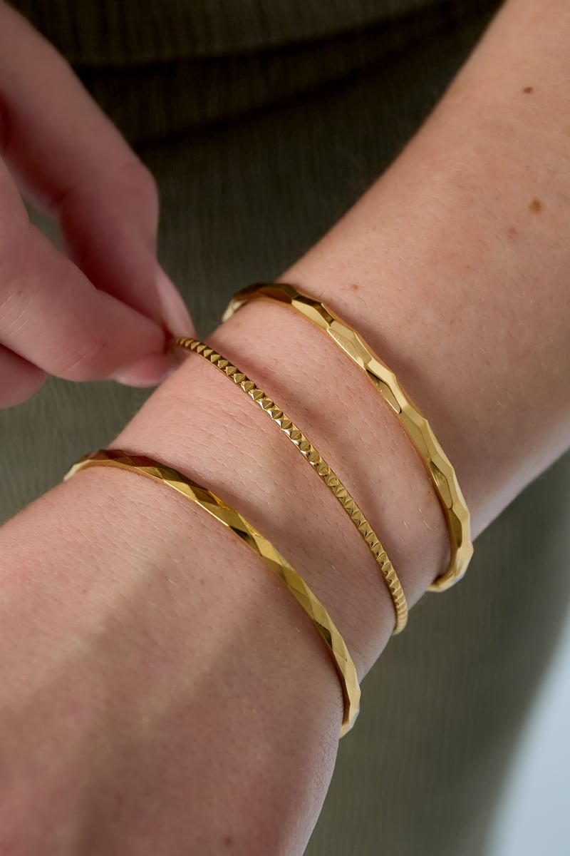Armbanden van roestvrij staal, geometrisch, casual, dagelijks