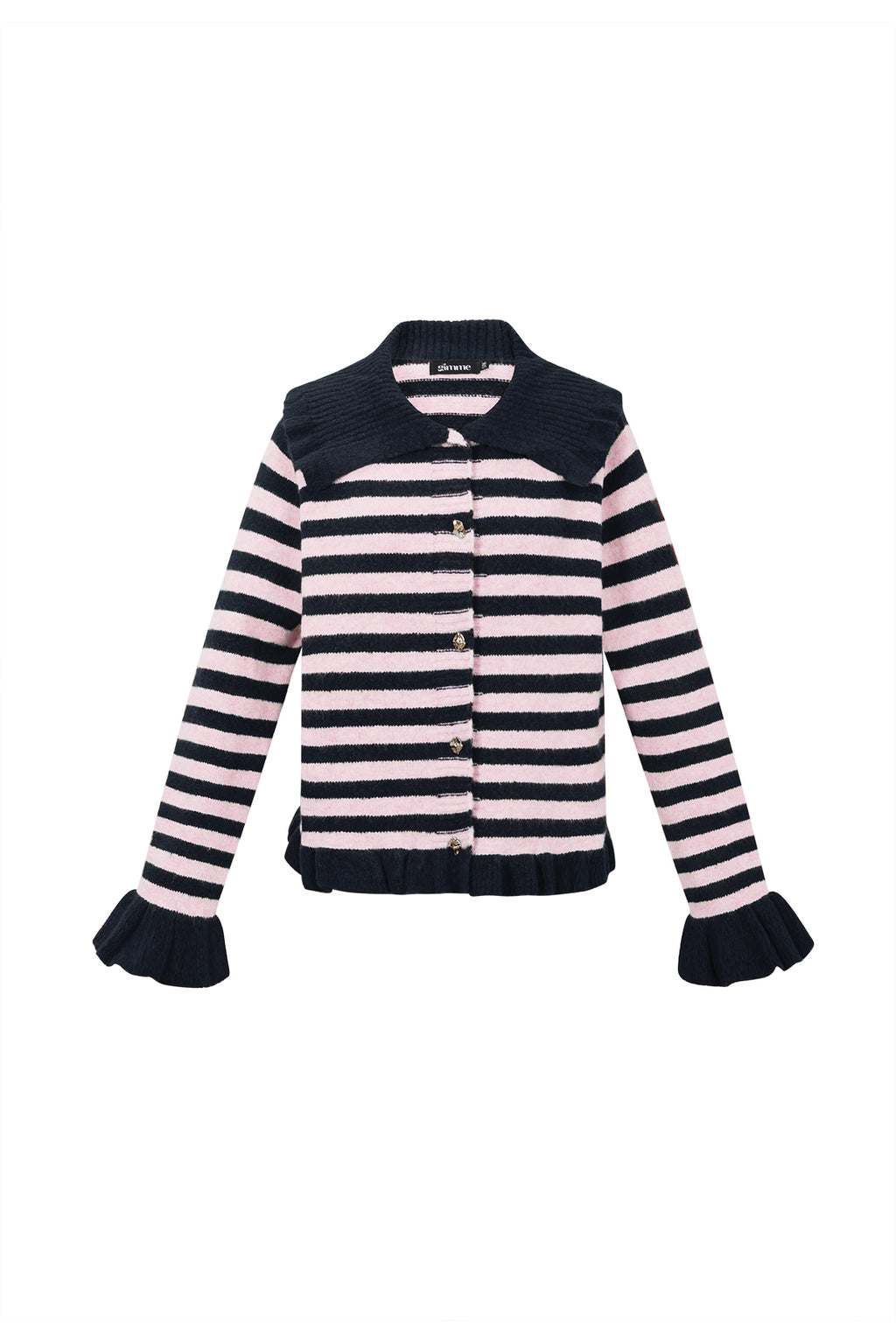 Polyestervezel (polyester) Gebreid vest Strepen Casual Herfst/Winterkleding