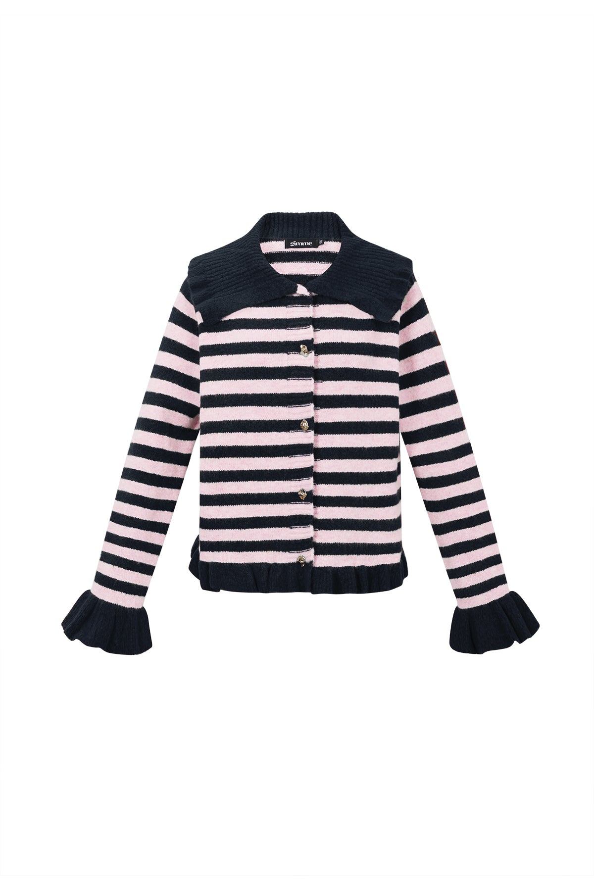 Polyestervezel (polyester) Gebreid vest Strepen Casual Herfst/Winterkleding