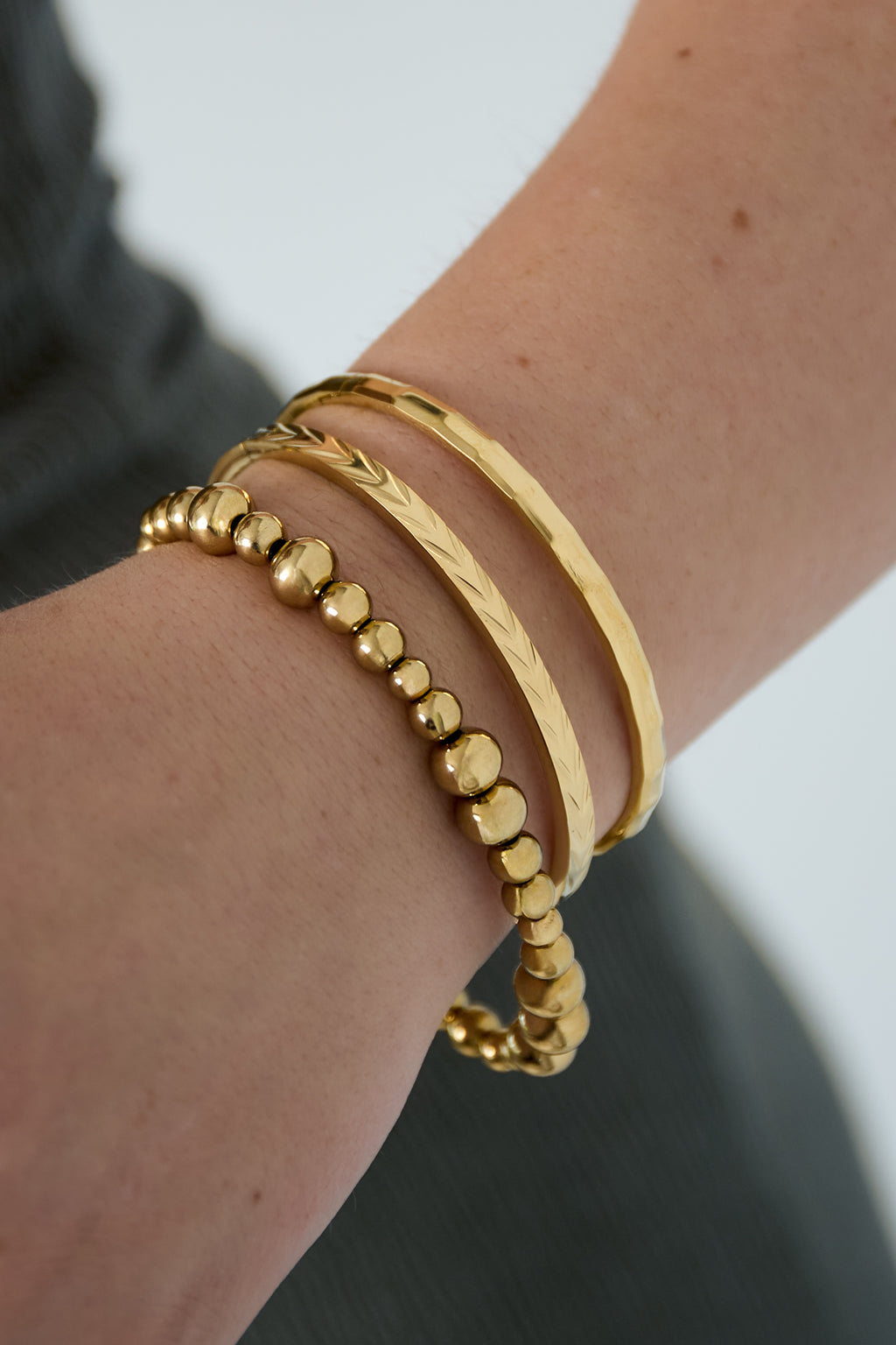 Armbanden van roestvrij staal, geometrisch, casual, dagelijks