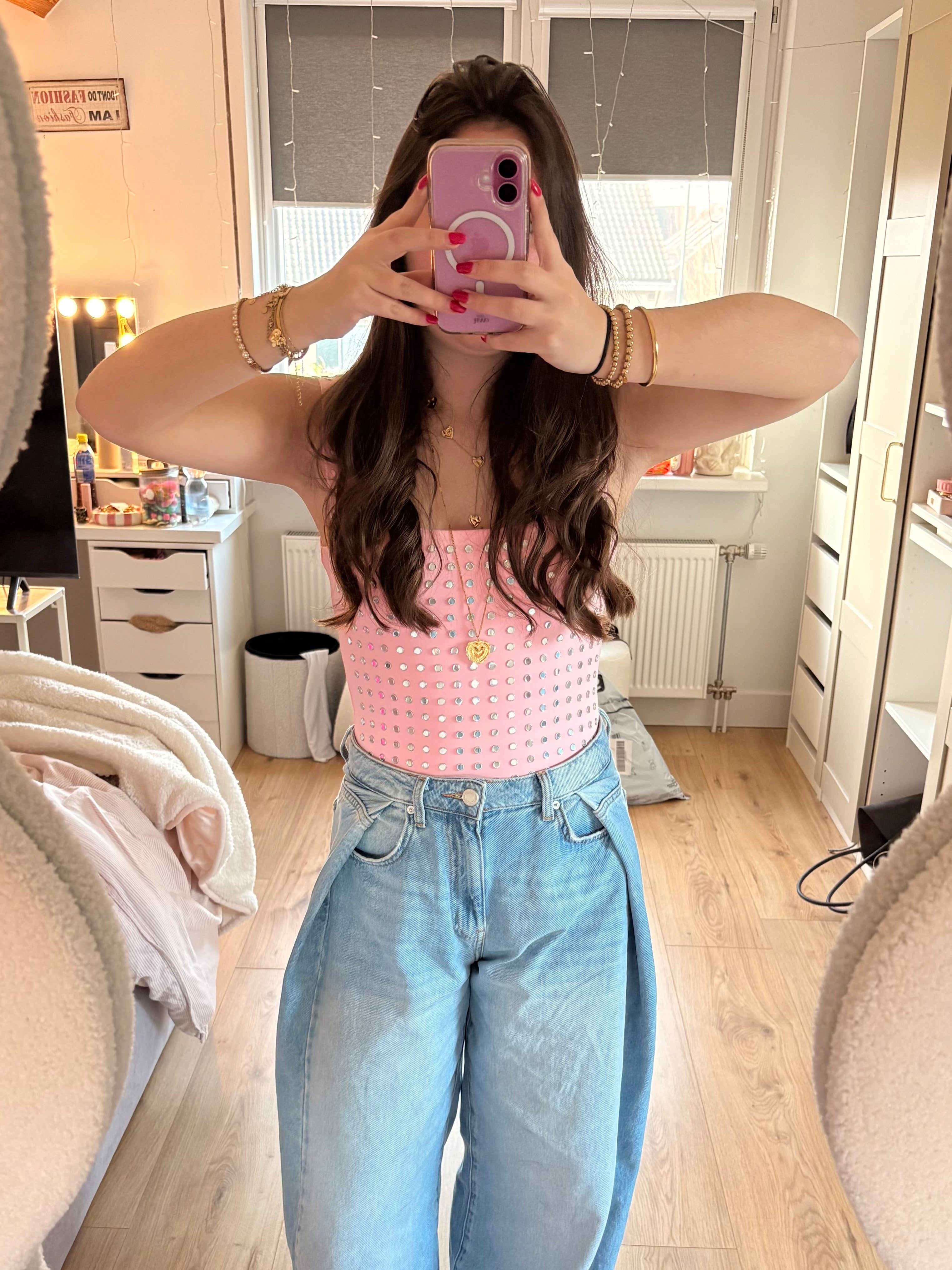 Studs body - roze