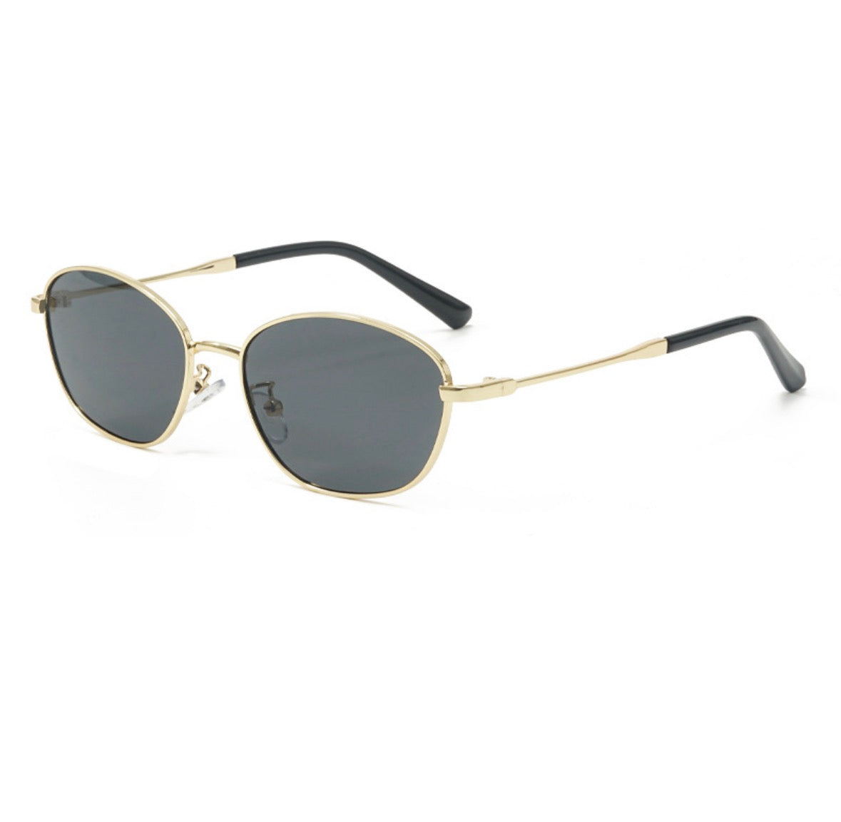 GoldLine Round Zonnebril – UV400 | Grey Lens