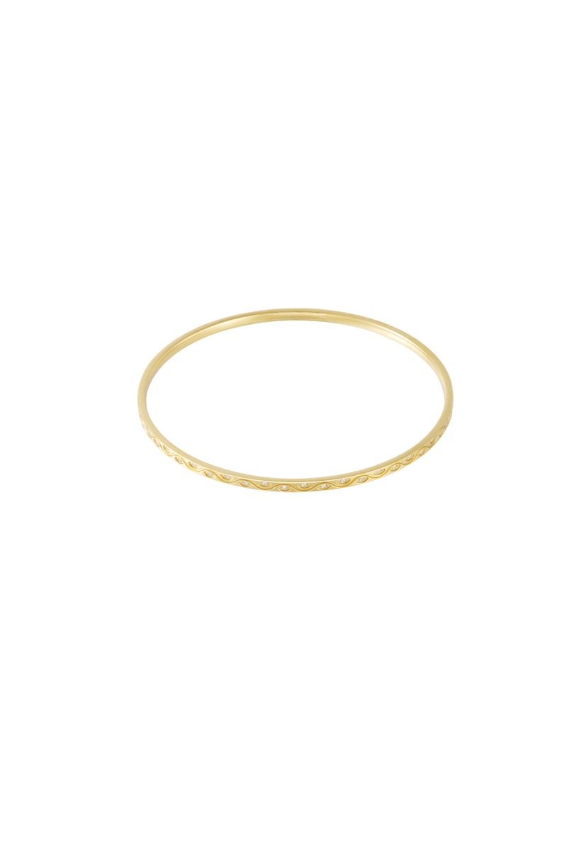Armbanden van roestvrij staal, geometrisch, casual, dagelijks, eenvoudig, serie, damessieraden