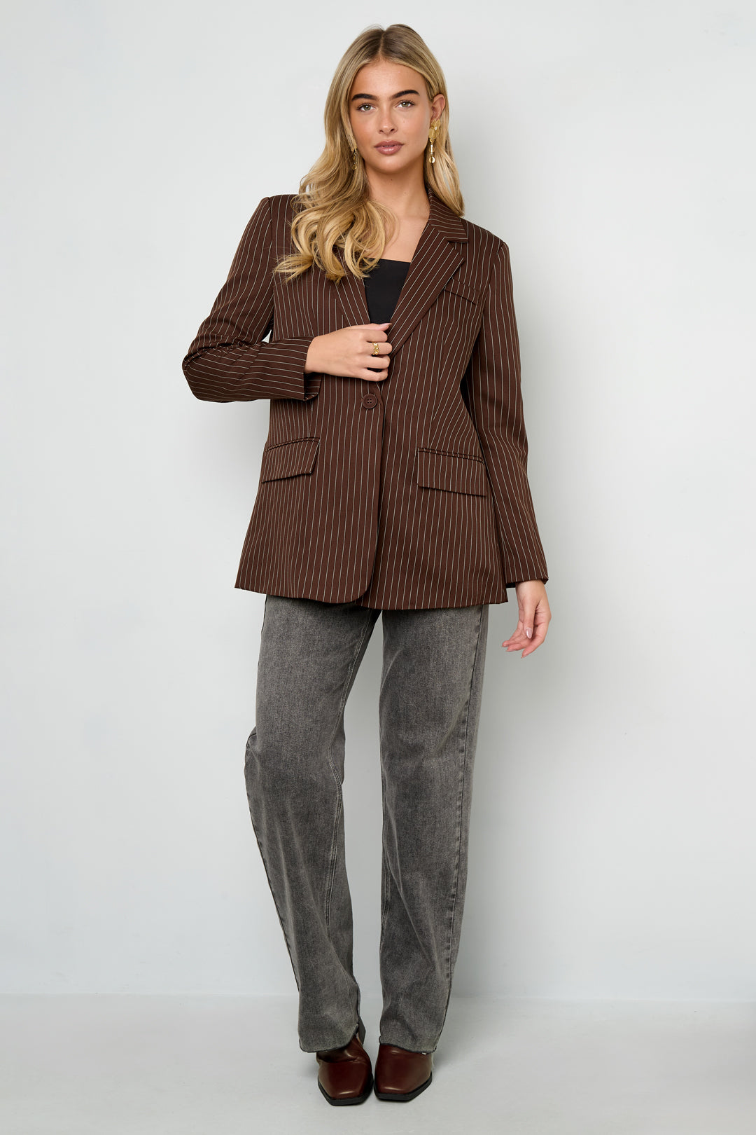 De krijtstreepblazer