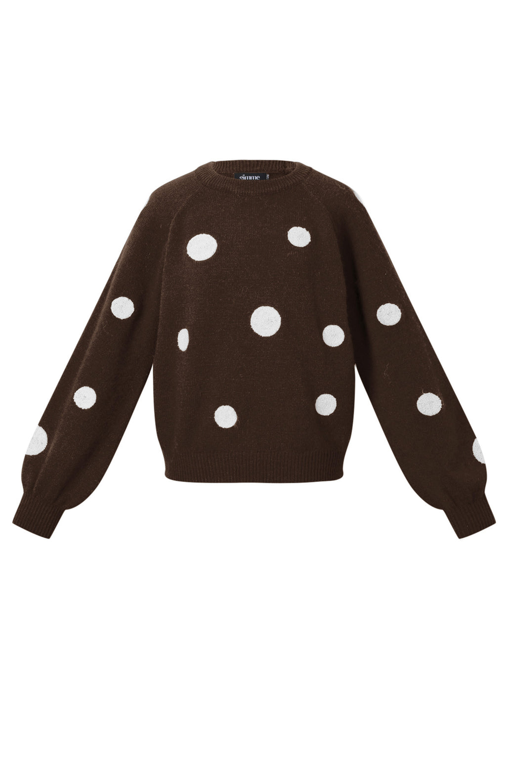 Polyestervezel (polyester) Gebreide truien Stippen Casual Herfst/Winterkleding
