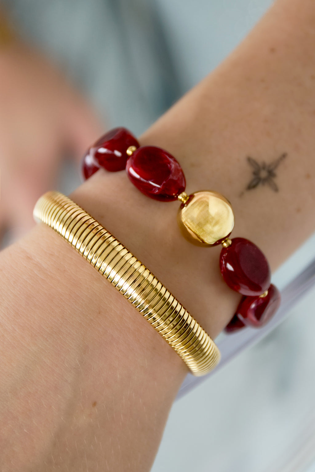 Bold and Trendy armband stretch 10 mm