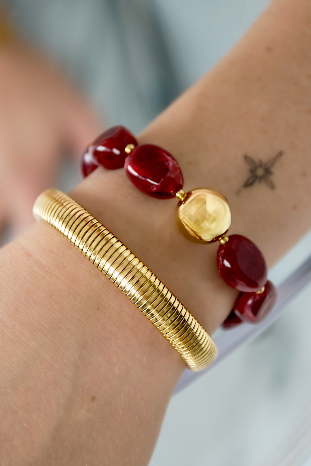 Bold and Trendy armband stretch 10 mm