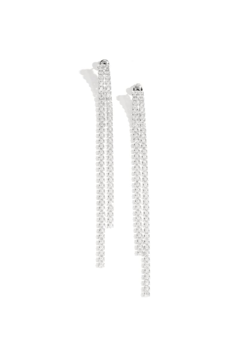 Koperen oorbellen met hanger, geometrisch, elegant, kerst, luxe serie, damessieraden