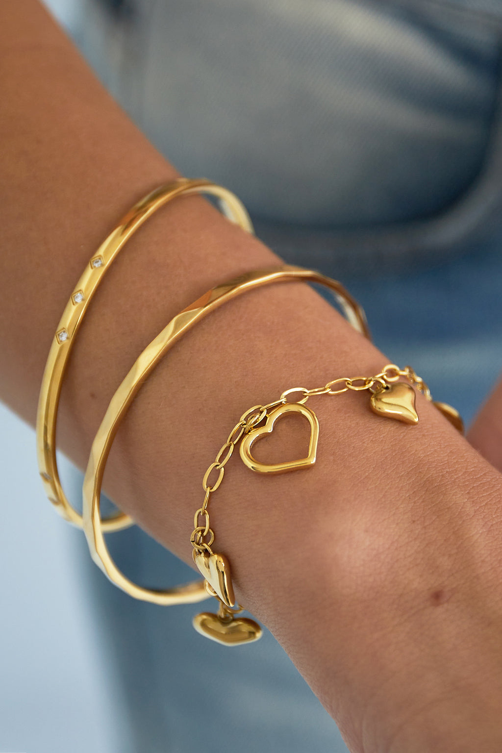 Eenvoudige hoekige armband