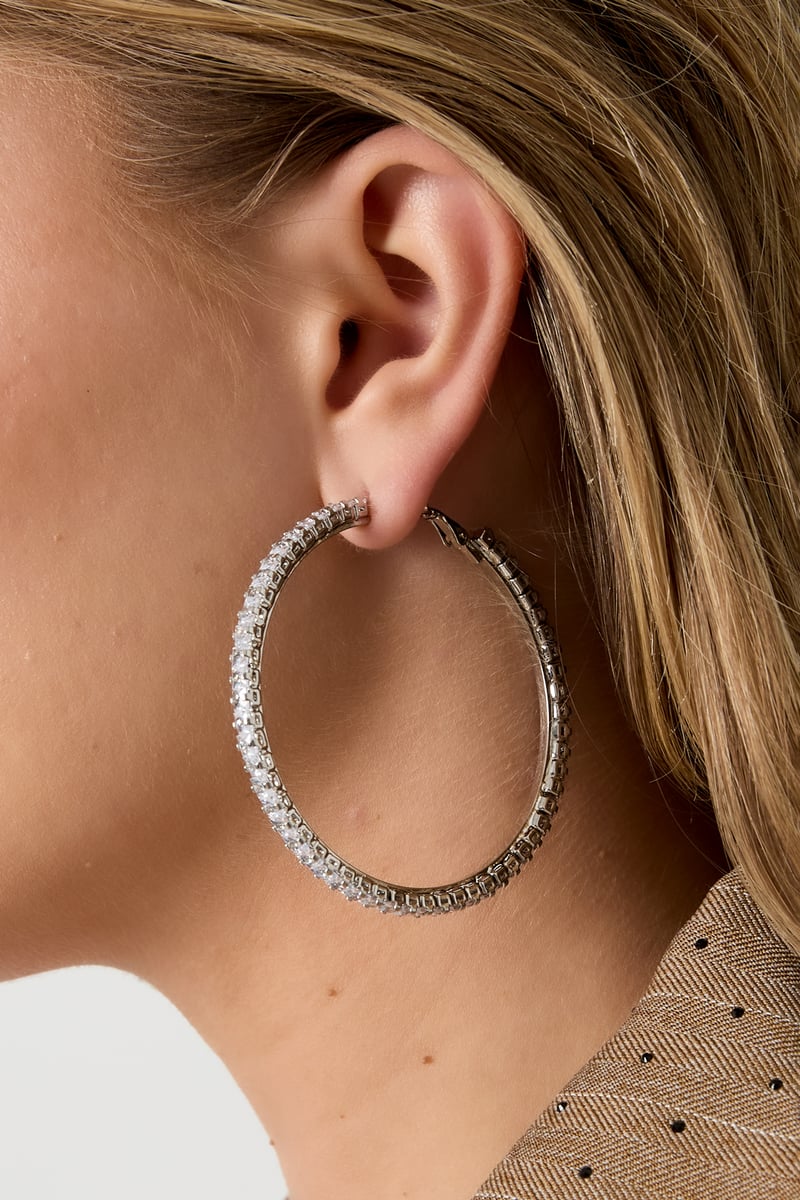 Koperen creolen geometrische elegante kerst luxe serie dames sieraden