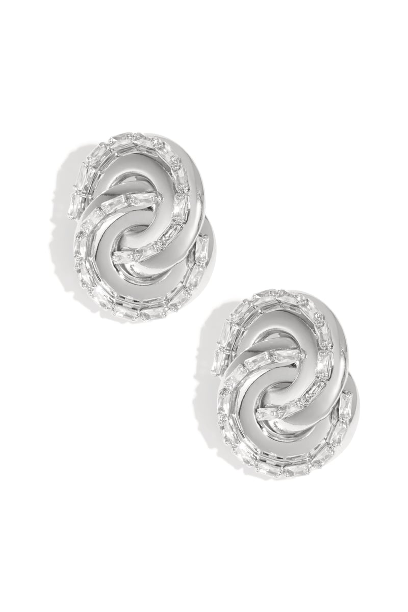 IJzeren oorbellen onregelmatige vorm Elegante kerst Luxe serie Dames sieraden